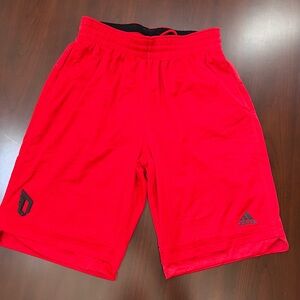Adidas / Damian Lillard gently worn shorts; large with 10-inch inseam
